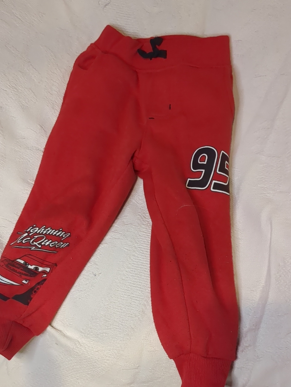 Disney Red Lightning McQueen Sweat Joggers with '95' Graphic